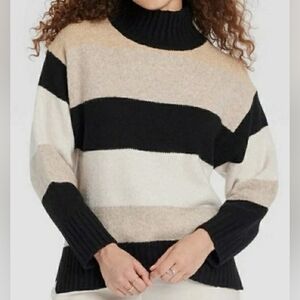 A New Day Women's Cozy Knit Mock Turtleneck Pullover Sweater Size 2XL